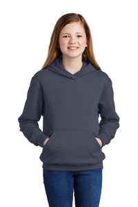 Core Fleece Pullover Hooded Sweatshirt (Youth & Adult) / Navy / Grassfield Elementary School