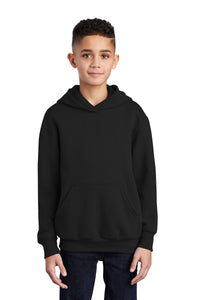 Core Fleece Pullover Hooded Sweatshirt (Youth & Adult) / Black / ODU Health & PE