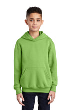 Core Fleece Pullover Hooded Sweatshirt (Youth & Adult) / Lime / New Castle Elementary School