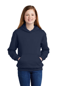 Core Fleece Pullover Hooded Sweatshirt (Youth & Adult) / Navy / New Castle Elementary School