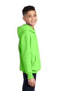 Fleece Pullover Hooded Sweatshirt (Youth & Adult) / Neon Green / Ocean Lakes Elementary School