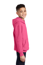 Core Fleece Pullover Hooded Sweatshirt (Youth & Adult) / Pink / North Landing Elementary School