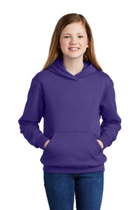 Core Fleece Pullover Hooded Sweatshirt (Youth & Adult) / Purple / Three Oaks Elementary School