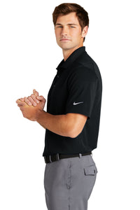 NIKE Dri-FIT Micro Pique Polo / Black / Maury High School Lacrosse