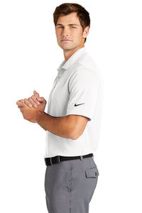 Nike Dri-FIT Micro Pique Polo / White / Landstown Middle School Staff