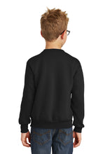 Core Fleece Crewneck Sweatshirt (Youth & Adult) / Black / Larkspur Swim and Racquet Club