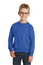 Core Fleece Crewneck Sweatshirt (Youth & Adult) / Royal / Grassfield Elementary School