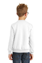 Core Fleece Crewneck Sweatshirt (Youth & Adult) / White / Larkspur Swim and Racquet Club