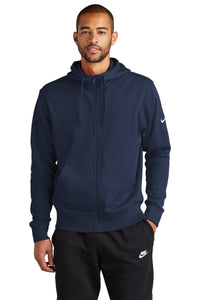 Nike Club Fleece Sleeve Swoosh Full-Zip Hoodie / Midnight Navy / Princess Anne Middle School Staff