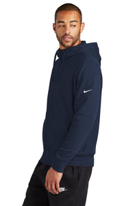 Nike Club Fleece Sleeve Swoosh Full-Zip Hoodie / Midnight Navy / First Colonial High School Softball