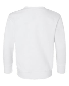 Toddler Fleece Crewneck Sweatshirt / Granite Heather / Loch Meadow Kindergarten