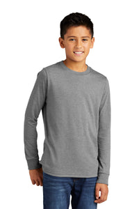 Perfect Tri Long Sleeve Tee (Youth & Adult) / Grey Frost / Wahoos Baseball