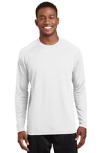 Long Sleeve Raglan T-Shirt / White / Hickory Middle School Soccer