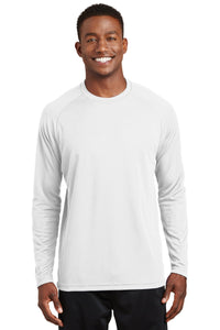 Long Sleeve Raglan T-Shirt / White / Hickory Middle School Soccer