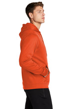 Fleece Hooded Pullover (Youth & Adult) / Orange / Wahoos Baseball