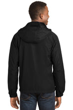 Hooded Raglan Jacket / Black / Hickory Middle School Soccer