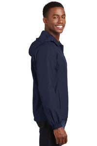 Hooded Raglan Jacket / Navy / Maury High School Lacrosse