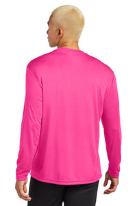 Long Sleeve PosiCharge Competitor Tee / Neon Pink / Coastal Virginia Volleyball Club