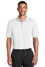 NIKE Dri-FIT Micro Pique Polo / White / Hickory Middle School Soccer