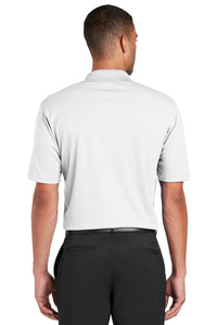 NIKE Dri-FIT Micro Pique Polo / White / Hickory Middle School Soccer
