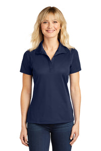 Ladies Micropique Polo / Navy / New Castle Elementary School Staff