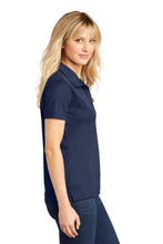 Ladies Micropique Polo / Navy / New Castle Elementary School Staff