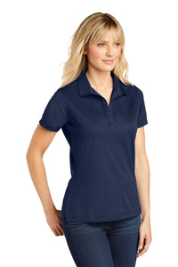 Ladies Micropique Polo / Navy / New Castle Elementary School Staff