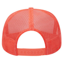 Foamie Trucker Cap  / Peach & White / Greek