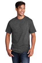 Core Cotton Tee / Dark Heather Grey / Larkspur Middle School Volleyball