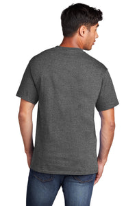 Core Cotton Tee / Dark Heather Grey / Larkspur Middle School Volleyball