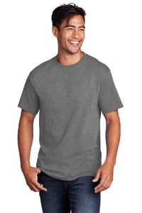 Core Cotton Tee / Graphite Heather / Larkspur Middle School Academic Challenge