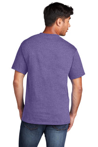 Core Cotton Tee (Youth & Adult) / Heather Purple / Three Oaks Elementary School