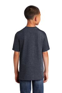 Core Cotton Tee (Youth & Adult) / Heather Navy / New Castle Elementary School
