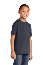 Core Cotton Tee (Youth & Adult) / Heather Navy / New Castle Elementary School