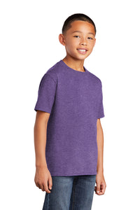 Core Cotton Tee (Youth & Adult) / Heather Purple / Three Oaks Elementary School