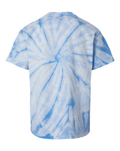 Cyclone Pinwheel Tie-Dyed T-Shirt (Youth & Adult) / Royal / Cooke Elementary School