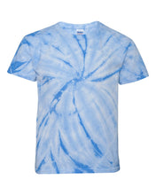 Cyclone Pinwheel Tie-Dyed T-Shirt (Youth & Adult) / Royal / New Castle Elementary School