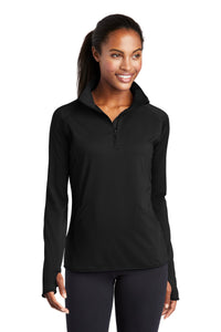 Stretch 1/2-Zip Pullover / Black / Deep Creek Middle School Soccer