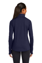 Ladies Stretch 1/2-Zip Pullover / Navy / Princess Anne Middle School Staff