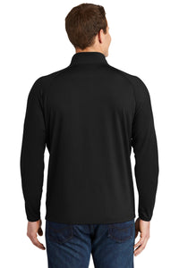 Stretch 1/2-Zip Pullover / Black / Landstown Middle School Staff