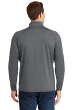 Stretch 1/2-Zip Pullover / Charcoal Grey Heather / Hickory Middle School Soccer