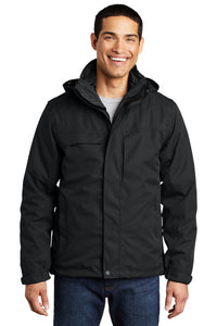 Herringbone 3-in-1 Parka / Black / Hickory Middle School Soccer