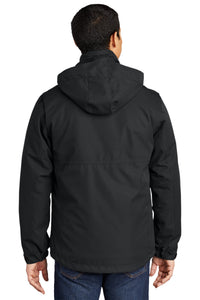 Herringbone 3-in-1 Parka / Black / Hickory Middle School Soccer