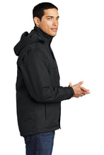 Herringbone 3-in-1 Parka / Black / Hickory Middle School Soccer