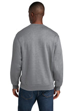 Fleece Crewneck Sweatshirt (Youth & Adult) / Athletic Heather / Corporate Landing Middle School