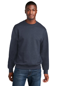 Core Fleece Crewneck Sweatshirt / Heather Navy / Legal Aid Society of Eastern Virginia