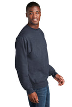 Core Fleece Crewneck Sweatshirt / Heather Navy / Legal Aid Society of Eastern Virginia