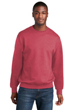 Core Fleece Crewneck Sweatshirt / Heather Red / Princess Anne High School Track and Field