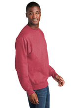 Core Fleece Crewneck Sweatshirt / Heather Red / Bayside High School Field Hockey