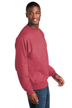 Core Fleece Crewneck Sweatshirt (Youth & Adult) / Heather Red / North Landing Elementary School